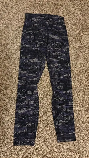 Lululemon Align Pant II 25" Rip Wave Purple Thunder Black Size 4 Style W5AX1S thumbnail 1