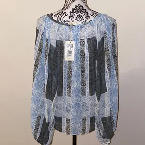 NWT!! Ramy Brook Colorful Embroidered Myra Boho Blouse Size XS Oversized $275 thumbnail 10