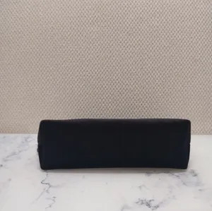 Dior Black Velvet Silver Zipper Trousse Pouch Clutch Bag thumbnail 6