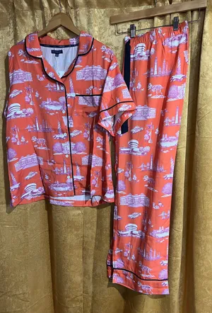 Katie Kime PJ’s Orange Size XL thumbnail 1