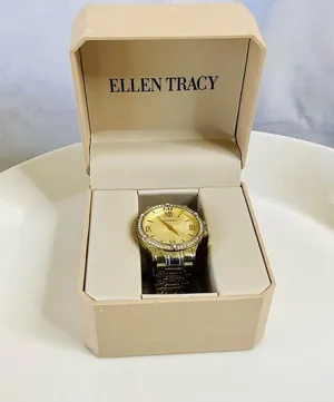 Ellen Tracy™️ Gold Tone Watch with Rhinestones thumbnail 8
