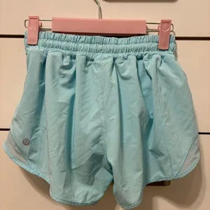 Lululemon Hotty Hot Shorts Long 4" Hydra Blue thumbnail 1