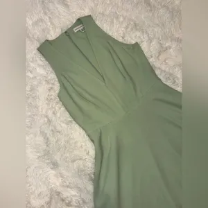 NEW Dress the Population Catalina Fit & Flare Cocktail Dress green Sage size L thumbnail 6