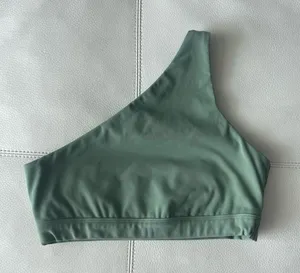 LUXFORM SET Active Meadow Green One-Shoulder Sports Bra thumbnail 1