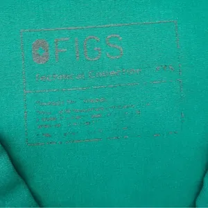 Figs Casma Three-Pocket Scrub Top in Limited Edition Kelly Green XXS Medical thumbnail 7