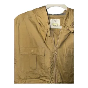 Offline by‎ Aerie Tan Hooded Cargo Vest, XS thumbnail 4