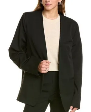 Sophie Rue Black Pauline Oversized Blazer Jacket Medium thumbnail 1