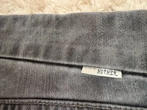 MOTHER Denim Jeans The Looker Skinny Black Animal Print thumbnail 3