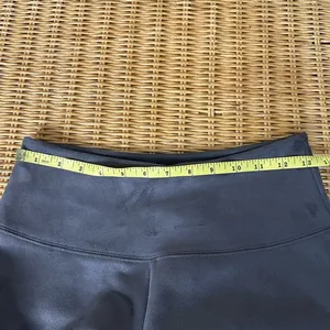 White House Black Market Gray leggings size 4 suede like feel thumbnail 4