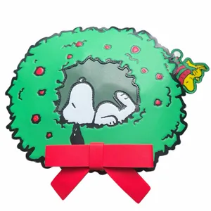 Loungefly Peanuts Snoopy Woodstock Light Up Christmas Wreath Crossbody Bag thumbnail 5