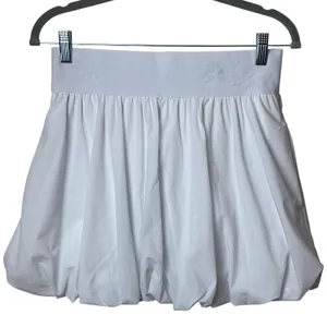 Eugenia Kim Serena Tennis Skirt Skort White Bubble Pickleball Athletic‎ M thumbnail 3