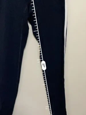 Monday Swimwear Black Leggings with White Side Stripe thumbnail 4