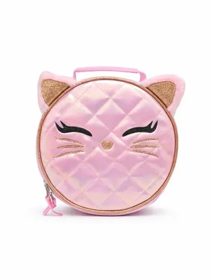 Wonder Nation Girl's 17" Leopard Cat Backpack & Lunch Box Set, Pink thumbnail 3