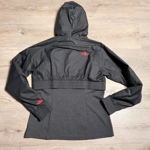 The North Face Yoga Sanctuary Hooded‎ Full Zip Jacket Large L Activewear thumbnail 2