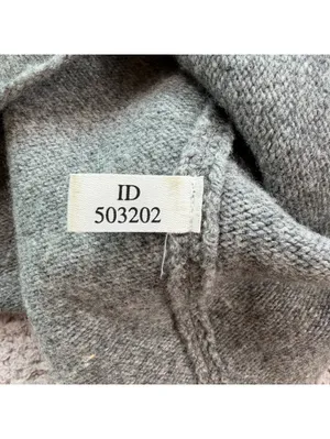Abercrombie & Fitch AF Utility Lambswool Turtleneck Sweater Gray Y2K Womens L thumbnail 6