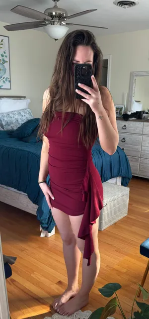 SheIn Tight Red Dress thumbnail 2