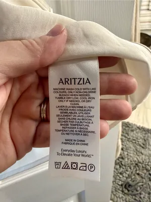 Aritzia Wlfred Silky Cream Ruffle Tie-Front Tank Top Size M thumbnail 3