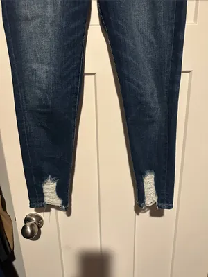 Buckle Black Dark Blue Distressed Skinny Jeans thumbnail 4