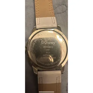 NWOT Disney Mickey Mouse Watch MZB Mck958h15 Silver Case Multicolor Cartoon Band thumbnail 3
