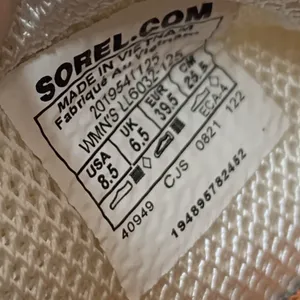 Sorel x Prana Sneakers Explorer Blitz Womens Leisure Lace Sea Salt Sz 8.5 Orange thumbnail 10
