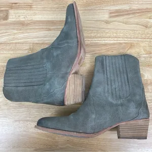 Free People Beige Gray New Frontier Chelsea Western Cowboy Boots Sz.39(US 8.5) thumbnail 9
