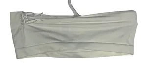 Nordstrom Seamless Bandeau Bra White Small Medium Nylon Spandex Comfort‎ Stretch thumbnail 1