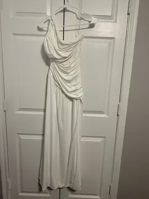 Babyboo CLAUDIA MAXI DRESS - WHITE thumbnail 4