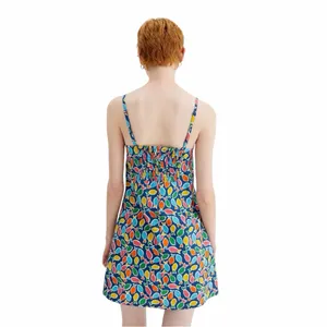 Compania Fantastica Cotton Poplin Swimming With The Fish Sleeveless Dress Large thumbnail 3