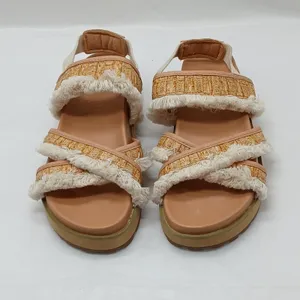 Coconuts By Matisse Fuji Platform Sandals Shoes Women's Size 6M Tan Beige Boho thumbnail 2