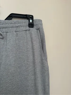 Quince Flowknit Mid-Rise Jogger Women’s XL Heather Gray Lounge Pants thumbnail 3