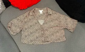 Kirious Los Angeles leopard print top thumbnail 1