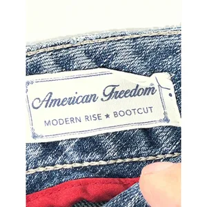 VTG‎ Tommy Hilfiger Jeans Women Sz 8 Bootcut Modern Rise Blue Denim Y2K Classic thumbnail 6