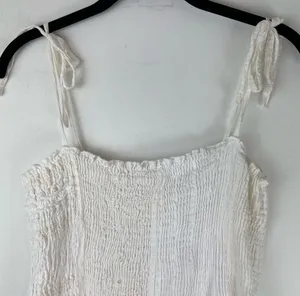 Antica Sartoria Crochet Lace Boho Mini Dress Beachy Sz S/M thumbnail 5