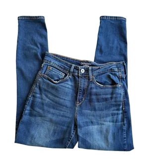 Levi’s Denizen Women’s 4S 27x28 High Rise Skinny Denim Shorts Blue thumbnail 1