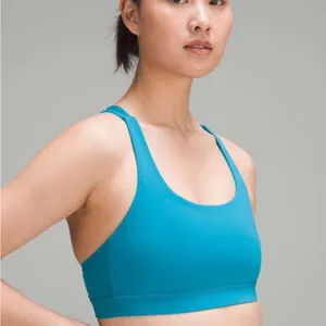 Lululemon Energy Bra Medium Support, B–D Cups Hawaiian Turquoise size 6 thumbnail 1