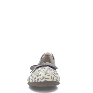 NEW CLARKS Women's Clarks, Carly Hope Flat GREY LEOPARD thumbnail 6