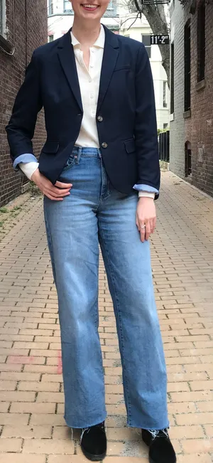 Banana Republic TALL High-Rise Wide Leg Jeans thumbnail 1