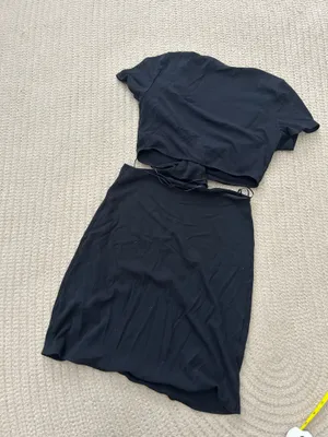 Abercrombie black small cutout dress thumbnail 7