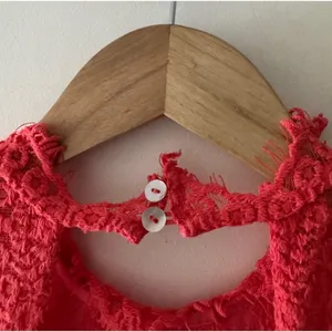 Free‎ People Intimately Daydream Bodycon Slip Lace Dress Coral Pink Plunge Back thumbnail 6