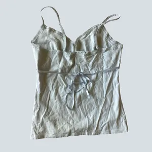 Gap Stretch Lace Trim Cami with Back Tie thumbnail 7