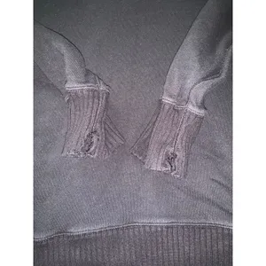 Aerie Black V Neck Sweatshirt Pullover Oversized‎ Slouchy Terry Knit Small thumbnail 8