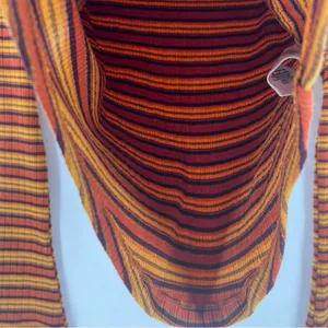 FREE PEOPLE Cape Cod‎ Thermal Striped Ribbed Cowl Neck Size M thumbnail 10