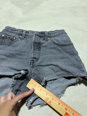 Levi’s Distressed Women's Denim Shorts gray washed 25 thumbnail 3