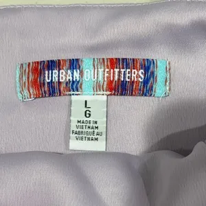 Urban Outfitters Mallory Cowl Slip‎ Dress Rose Lilac Size L Satin Purple thumbnail 5