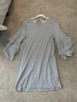 Pixi + Ivy Long Sleeve Ruffle Dress thumbnail 3