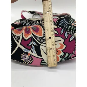 Vera Bradley Shoulder Bag Womens Medium Multicolor Quilted Floral Zip Pockets thumbnail 6