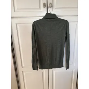 Gap Womens Extra Fine Merino Wool Turtleneck Sweater Olive Green Tall Small thumbnail 4