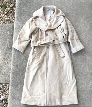 MaxMara Wool Belted Trench Coat 2 thumbnail 1