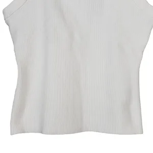 Pistola Womens L Nella Cashmere Blend Cutout Tank in White NEW thumbnail 7