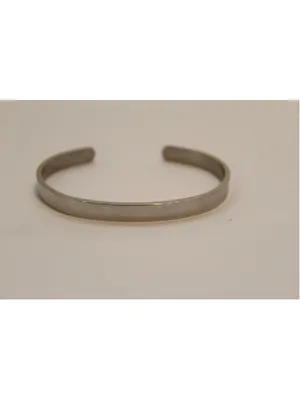 Jopcuff Women’s Expressions Silver Cuff Bracelet One Size thumbnail 2